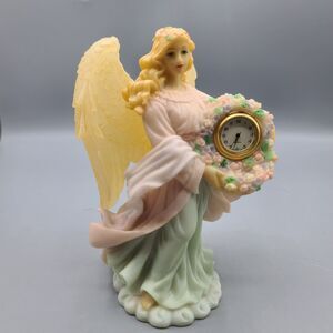 Vintage Angel Collectible Quartz Clock Angel Of The Month